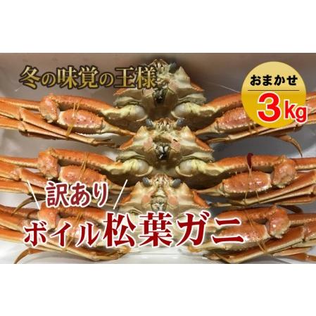 ふるさと納税 訳あり松葉がに ボイル 3kg 訳ありカニおまかせセット 松葉ガニ 松葉がに かに カニ 蟹 ボイル 新鮮 かに カニ 蟹 かに カニ 蟹 ボ.. 鳥取県倉吉市