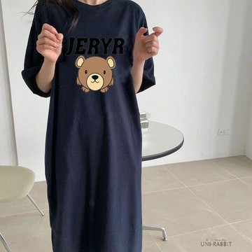 睡裙法式慵懶風夏季韓版短袖長款過膝學生ins風夏天睡衣女可外穿可愛睡裙短袖睡裙家居服睡裙女生睡裙家居服睡裙