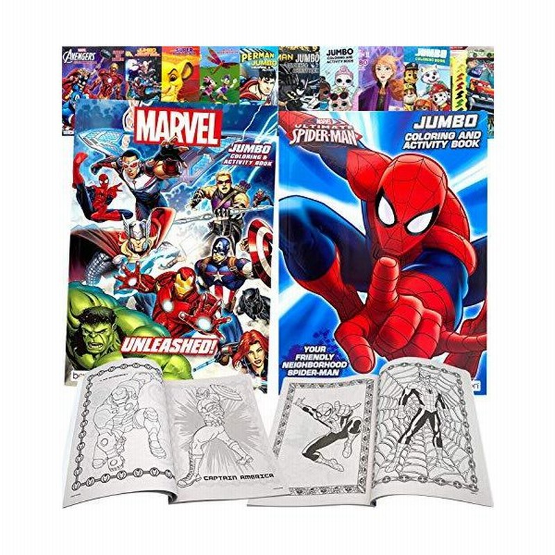 ディズニー マーベル スーパーヒーロー キャラクター 漫画 究極の楽しいアートクラフト 塗り絵 アクティビティ ステッカー 本 ギフトセット ー 教育 通販 Lineポイント最大get Lineショッピング
