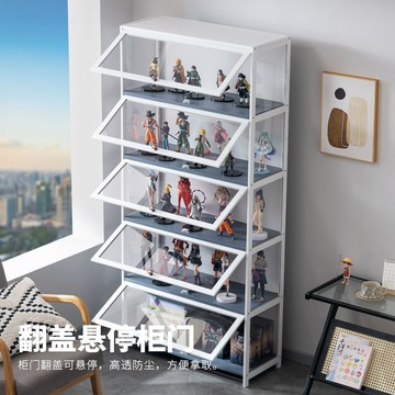 展示櫃 收納櫃 手辦公仔樂高展示柜多層收納柜整理柜置物柜玩具收納置物架儲物架 可開發票