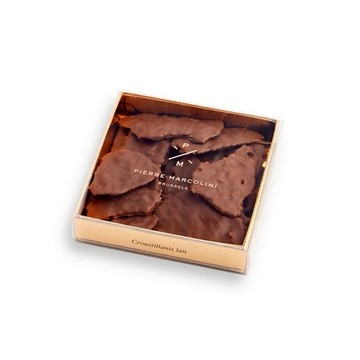 Pierre Marcolini 小開心系列 牛奶可可杏仁酥（加贈品牌提袋）