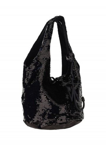 J.w.anderson - Sequin Mini Bag - Womens - Black