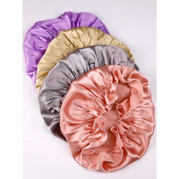 真絲睡帽女長發防亂發桑蠶絲睡覺養護發帽子絲綢產婦月子帽無壓感