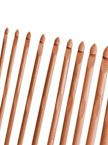 竹柄毛衣特粗DIY地墊套裝鉤加粗diy冰條線勾家用碳化竹