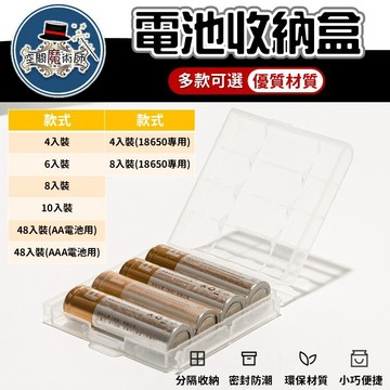 【台灣出貨】電池收納盒｜AA  AAA電池盒｜三號電池收納｜四號電池收納｜PP收納盒｜電池分類盒｜可視電池盒