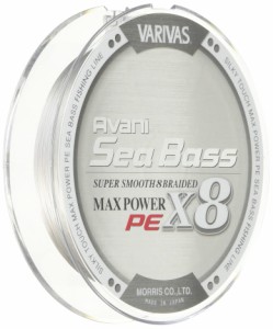 VARIVASバリバス ライン アバニ シーバス PE マックス パワー X8 8本 150M 1号 20.2LB ステルスグレ