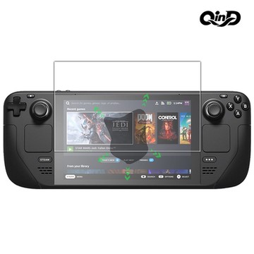 QinD Steam Deck 鋼化玻璃貼-紫光