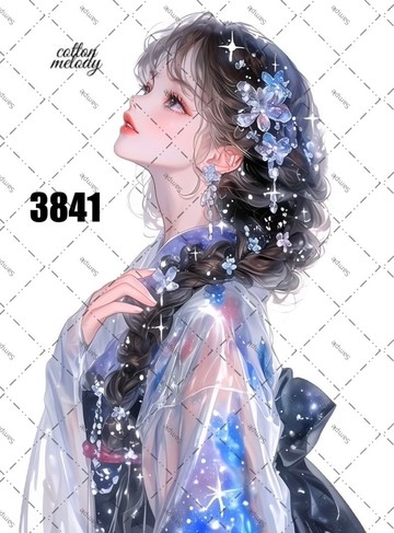 original sticker no.3841 人物貼紙 原創貼紙 原創人物貼紙 裝飾貼紙 cotton melody