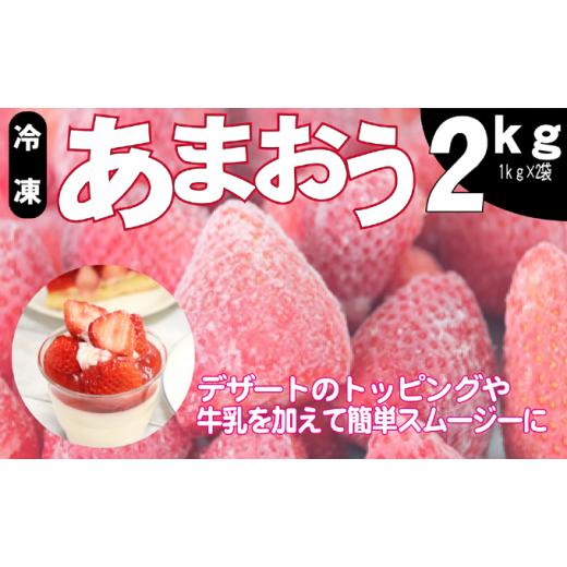 ふるさと納税 福岡県 朝倉市 いちご うるう農園の冷凍あまおう 約2kg※配送不可：離島