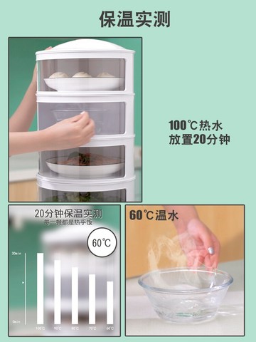 菜罩飯菜食物罩子家用保溫防塵罩餐桌廚房剩菜冬天加熱多層蓋菜罩