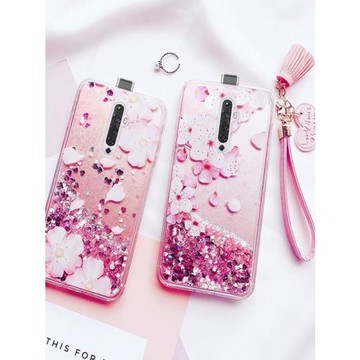 適用于oppo Reno2z手機殼oppoReno2液態流沙Reno硅膠套RenoZ軟殼潮女款