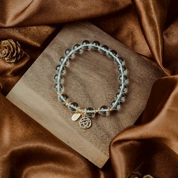 【珠璣】福壽安康-白水晶中文字手鍊