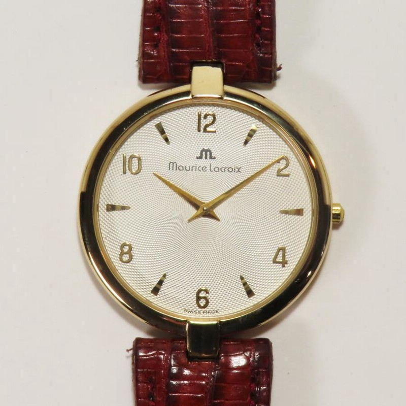 美品 稼働品 MAURICE LACROIX モーリスラクロア 32383 クオーツ メンズ 