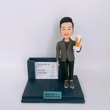 【個性化辦公桌卡片座】升職紀念擺件 實用文具禮品