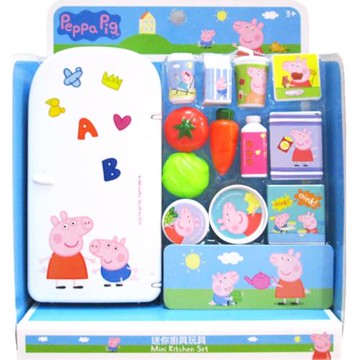粉紅豬小妹佩佩豬冰箱玩具家家酒玩具組 011380【卡通小物】