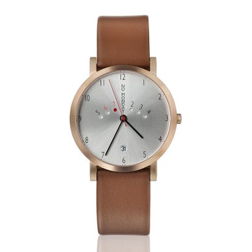 【NO Monday】Happy Weekend (57141/棕褐&玫瑰金/36mm)