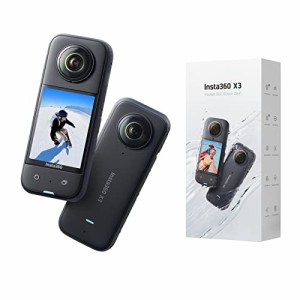 Insta360 X3 360度カメラ アクションカメラ 新型12インチ48MPセンサー IPX8防水 5.7K360度動画 72MP360