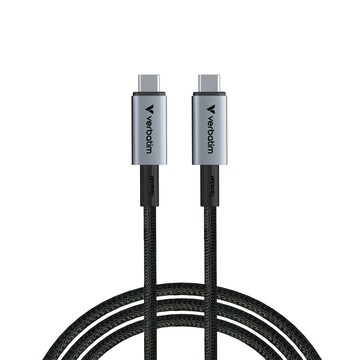 Verbatim 240W PD 3.1 40Gbps E-Marker 晶片 Type-C to Type-C 傳輸線 120CM - 31847