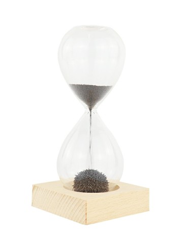 磁鐵磁力沙漏計時器辦公桌面擺件磁性沙石創意兒童禮物家居裝飾品