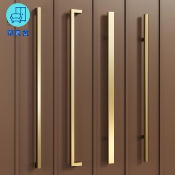 大門拉手 玻璃門拉手 把手 推拉門把手現代極簡玻璃門拉手不銹鋼防指紋金色拉手高端定制實木門把手雙開 免運 可開發票 工廠直銷 售後保障 z5515