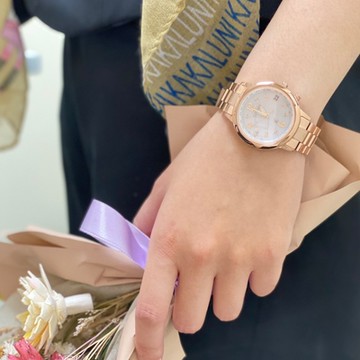 CITIZEN 星辰 xC系列 鈦金屬亞洲限定款電波錶 女錶 手錶 聖誕節 禮物-(CB1107-58A)