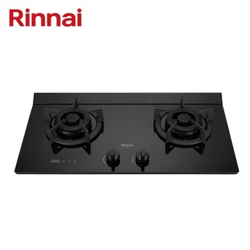 林內 RB-M2620G 檯面式極炎二口爐 (黑玻)(LED旋鈕)(定時)(天然/NG1)