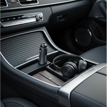 [福利商品]67-2_箱損 kolin 歌林 2.4A快速車用充電器, KEX-DL