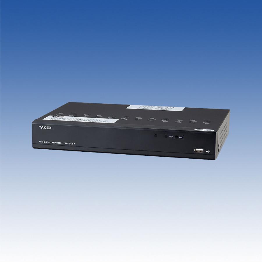 AHD04R-A】 4CH AHD ハイブリッド デジタルレコーダー (V・S・T