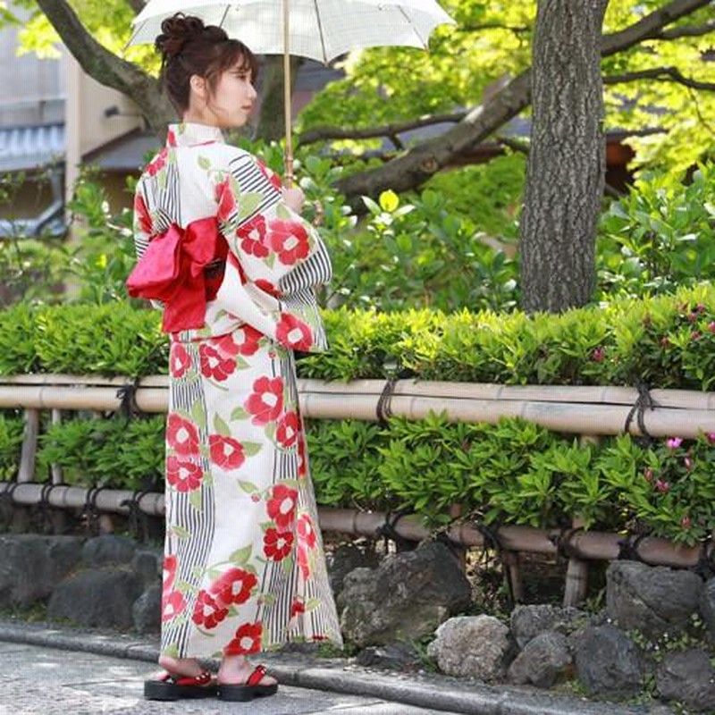 超特価激安 浴衣 セット レトロ 高級変わり織り綿浴衣3点セット 黒地に