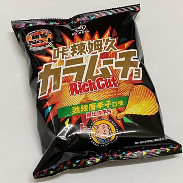 🌶️咔辣姆久厚切洋芋片-勁辣唐辛子口味（102公克）🌟商品參與活動有畫線🌟