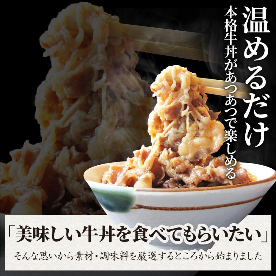 牛丼 牛丼の具 60個セット お肉屋さんのこだわり たっぷり牛肉の簡単牛丼 1食120g