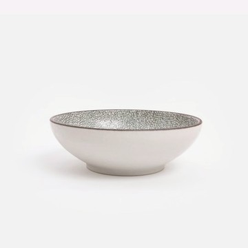 M.STYLE 安居 淺缽15cm 裂紋白