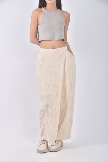 (S) n ii高腰杏色長褲