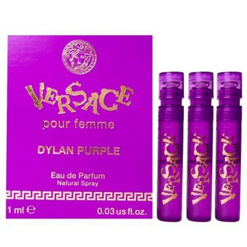 Versace 凡賽斯 狄倫紫女性淡香精 1ml 針管 X 3入組