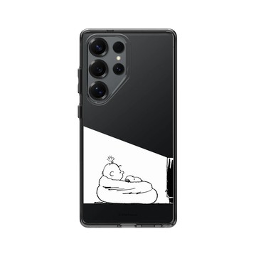 Galaxy S25 Ultra Clear 酷墨灰 - 史努比 Snoopy - Snoopy&Charlie Brown追劇時間