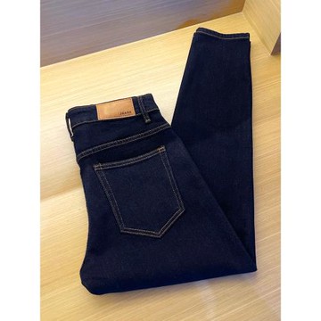 百搭穿不膩！彈力赤耳丹寧修身九分牛仔褲男士純色簡約休閑小腳褲