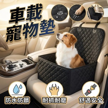 【台灣出貨】【通用款】車載寵物墊｜防水牛津布｜防髒耐抓座椅墊｜狗狗貓咪汽車後座墊｜可折疊便攜掛包