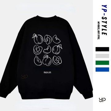 【超絕質感！台灣出貨】長袖大學T 男 加厚保暖 重磅純棉 圓領落肩 冬天內搭外穿都合適 柔軟保暖不笨重