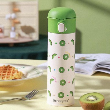 杯具熊成人保溫杯女生316不銹鋼水杯短款彈跳杯兒童上學杯子特價