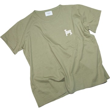 羊夾大剪影刺繡T卹女士免費Tcollector