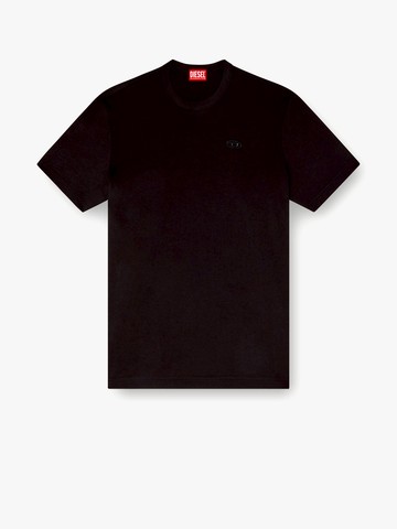 Biologic cotton t-shirt with frontal oval-d logo - DIESEL - gender_Man