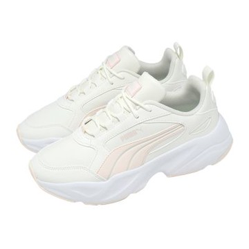 Puma 休閒鞋 Cassia 2 L 女鞋 白 粉紅 厚底 增高 復古 老爹鞋 402678-05