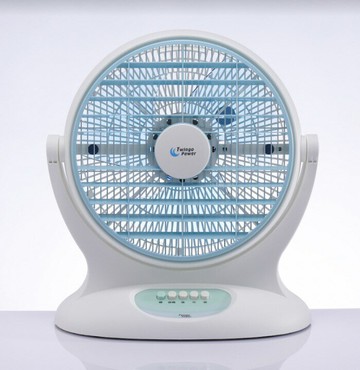 雙生 攏免等SPA扇 電風扇 機械藍