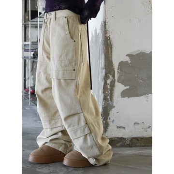 Codibook｜韓國 binary01 復古寬鬆長褲［預購］長褲 女裝