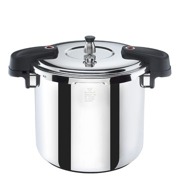 【Buffalo牛頭牌】雅適商用快鍋15L (壓力鍋 304不鏽鋼 SGS檢測安全無毒 電磁爐 IH爐 營業用)