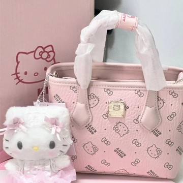 ✨桃園出貨✨小紅書同款HelloKitty凱蒂貓菜籃子係列託特包2026新款手提包斜挎單肩包 小衆手提通懃百搭單肩託特包