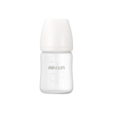 MOYUUM 韓國 寬口矽膠玻璃奶瓶150ml (0m+)