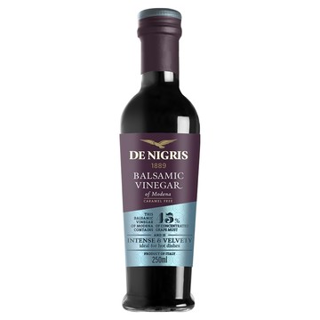 DE NIGRIS 德尼格斯 尊爵藍巴薩米克醋 250ml 義大利原裝進口 不含焦糖色素 適用於各式熱食料理  1瓶