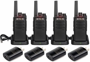 Retevis RT68 Walkie Talkies for Adults Way Radios Long Range Hands Free 1200mAh Battery Portable Walkie Talkie Recharge