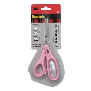 3M 6吋萬用型不鏽鋼剪刀SS-G6-粉